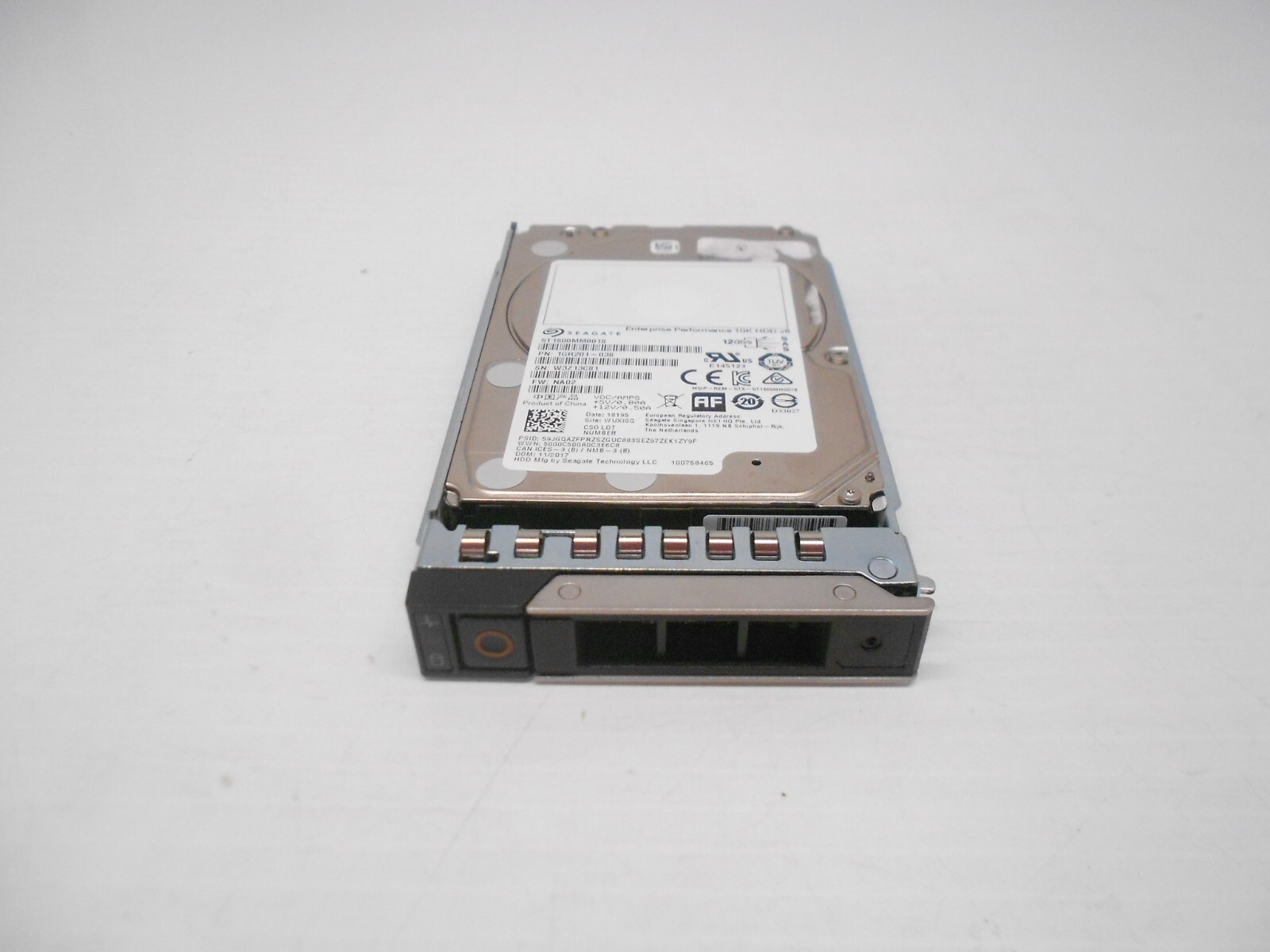 1.8TB 10K SAS 2.5" SAS 12G HARD DRIVE for DELL SERVER R540 R640 R740 R940 2TB