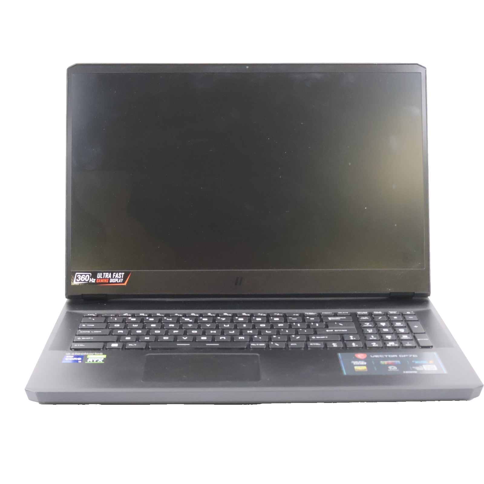 BROKEN MSI Vector GP76 12UH-617US i9-12900HK RTX 3080 32GB RAM 1TB SSD 17.3"