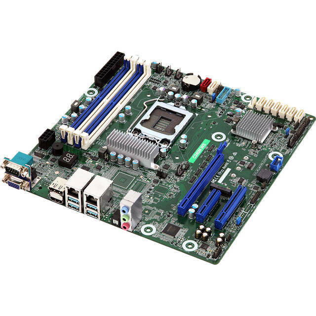 ASRock Rack C246M WS Intel C246/ DDR4/ SATA3&USB3.0/ V&2GbE/ MicroATX Server MB