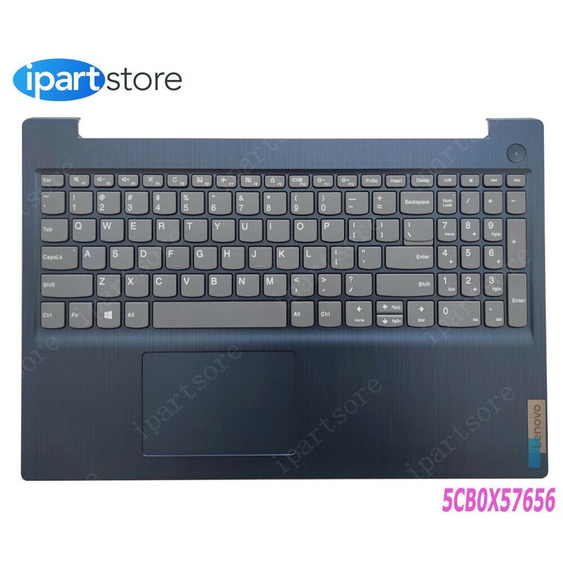 New For Lenovo IdeaPad 3 15IML05 15IIL05 15ADA05 Blue Palmrest US Keyboard Cover