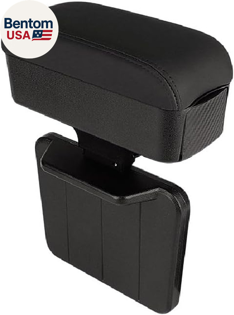 Car Armrest Box with Cup Holder Car Central Liftable Armres Storage Organizer Bo