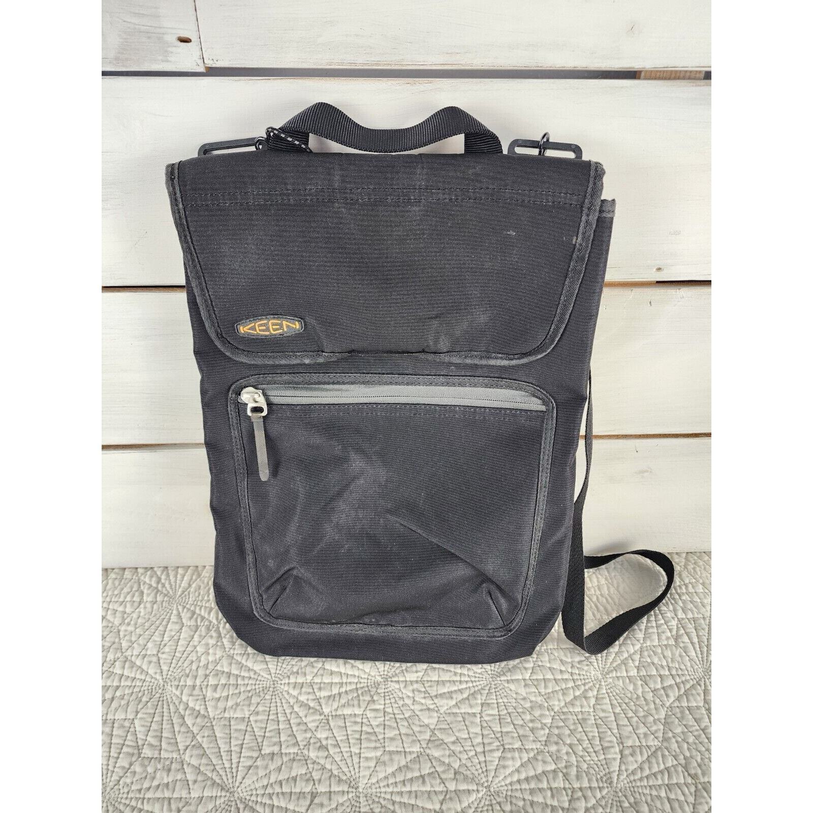 Keen Messenger Laptop Bag Shoulder Strap Fuzzy Lined Pocket