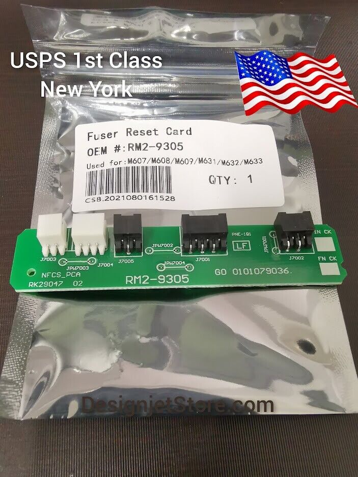 New Fuser Reset Card for HP M607 M608 M609 M631 M632 M633 RM2-9305 RM2-9506