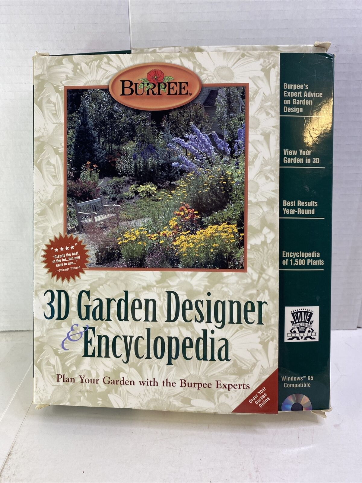 Burpee 3D Garden Designer & Encyclopedia CD-ROM for Windows - Windows 95