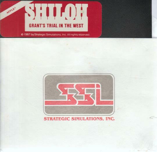 Shiloh: Grant's Trial In The West APPLE II FLOPPY strategy history battle game