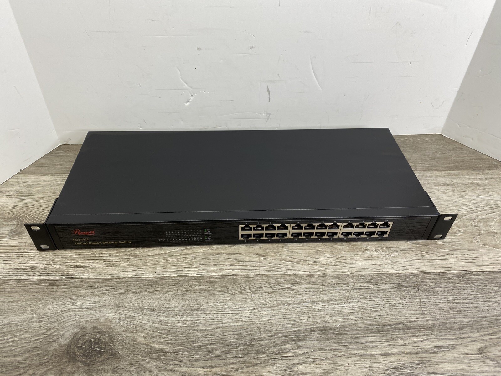 Rosewill 24-port Gigabit Ethernet Switch Model RGS-1024 *Tested Works*