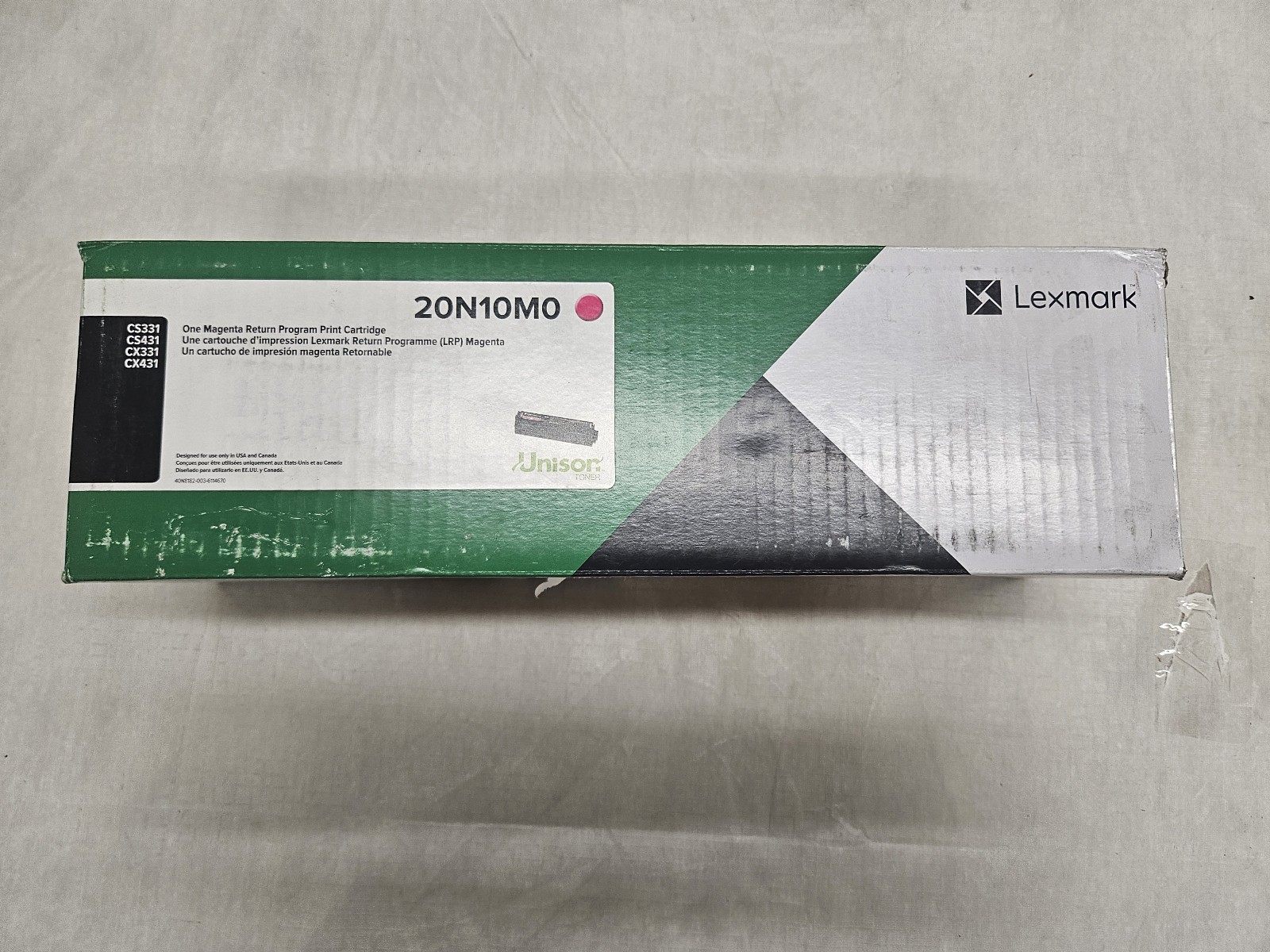 Lexmark Magenta Toner Cartridge 20N10M0