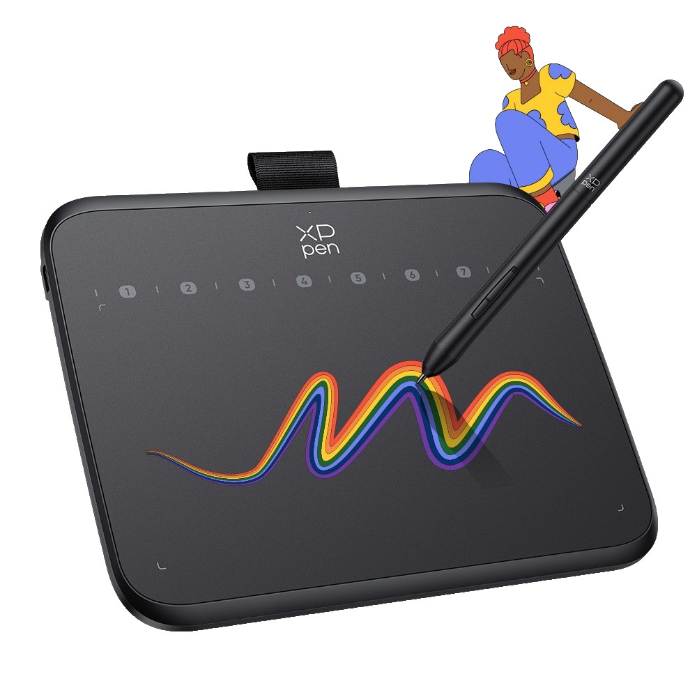 XP-Pen Deco 640 Graphics Tablet 16384 Pressure Levels USB Drawing Pad for Windows Mac