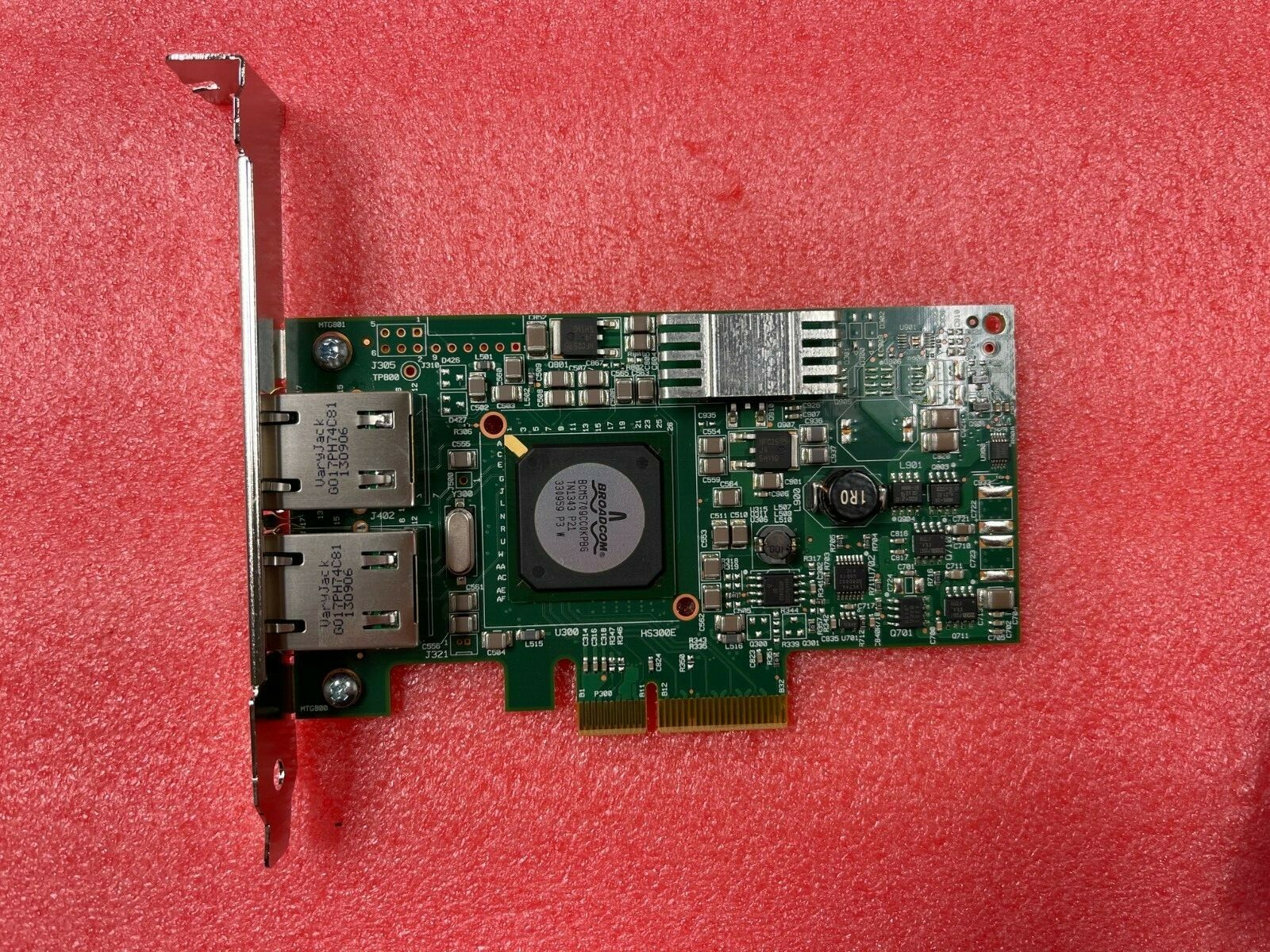 IBM/Broadcom F169G BCM95709A0907G Dual Port 1GB PCI-E NIC Network Adapter Card