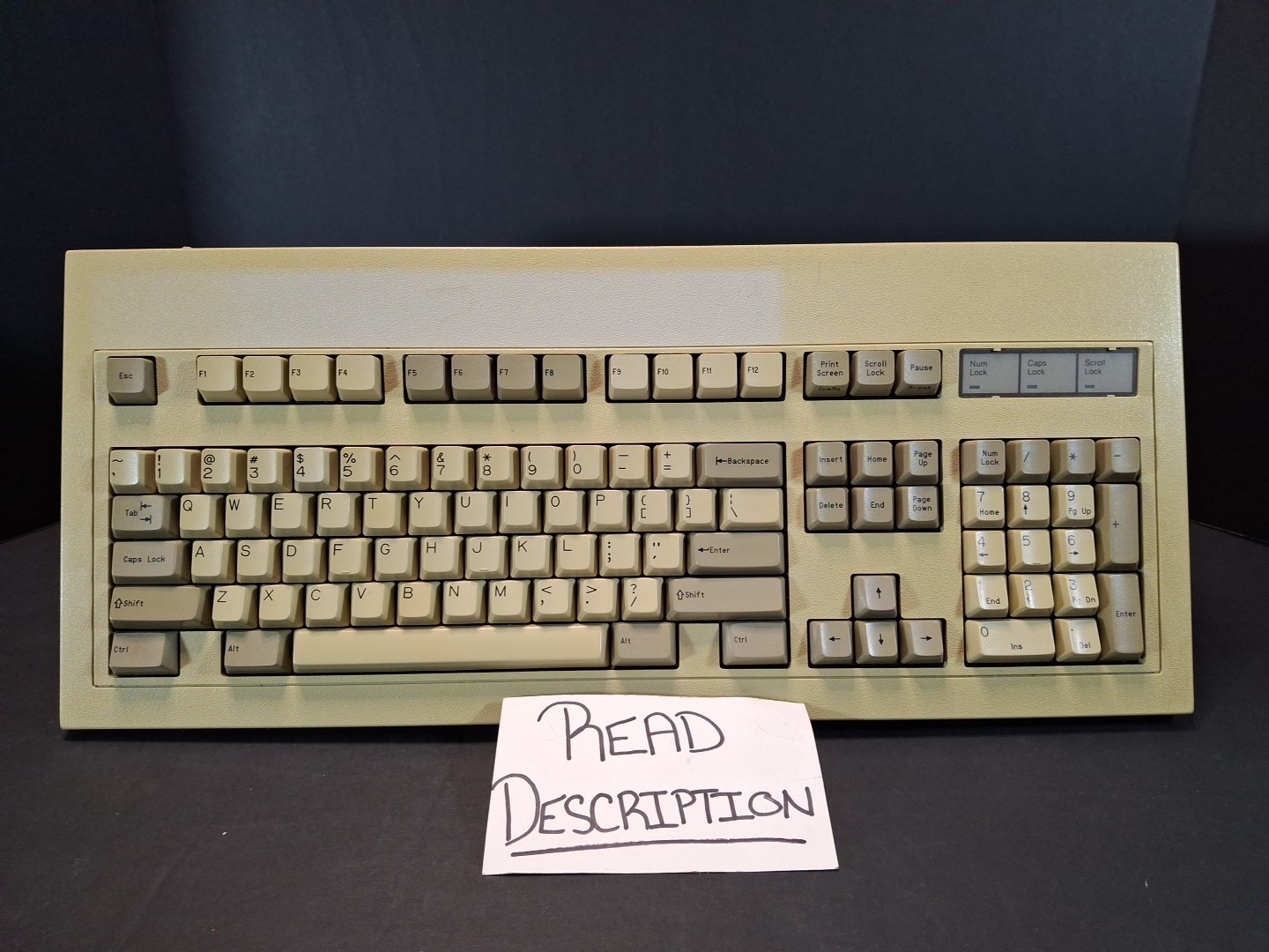 Vintage Keytronic E03435 Keyboard PC/AT VT Switch FCC ID:CIG8AVE03435 K3