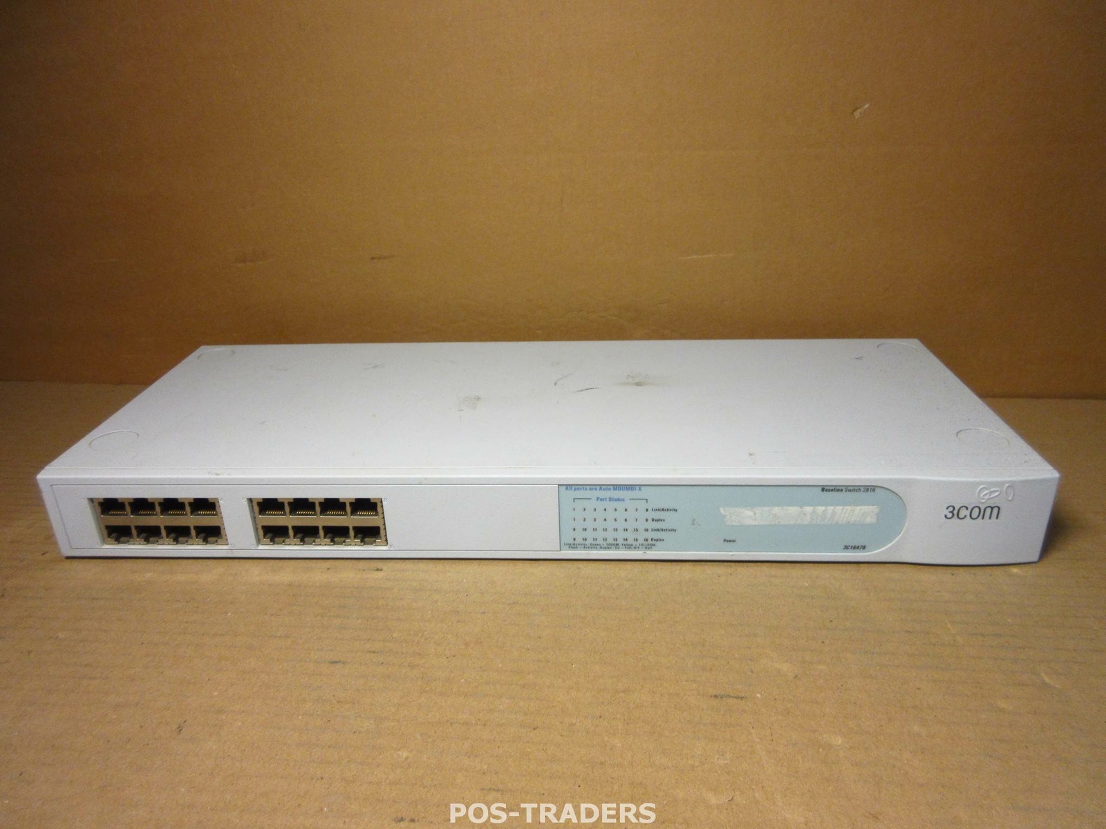 3COM 3C16478 BASELINE 2816 16-PORT 10/100/1000Base-T Switch Network