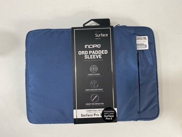 INCIPIO ord padded sleeve Surface pro compatible with all 8''to 12'' tablet