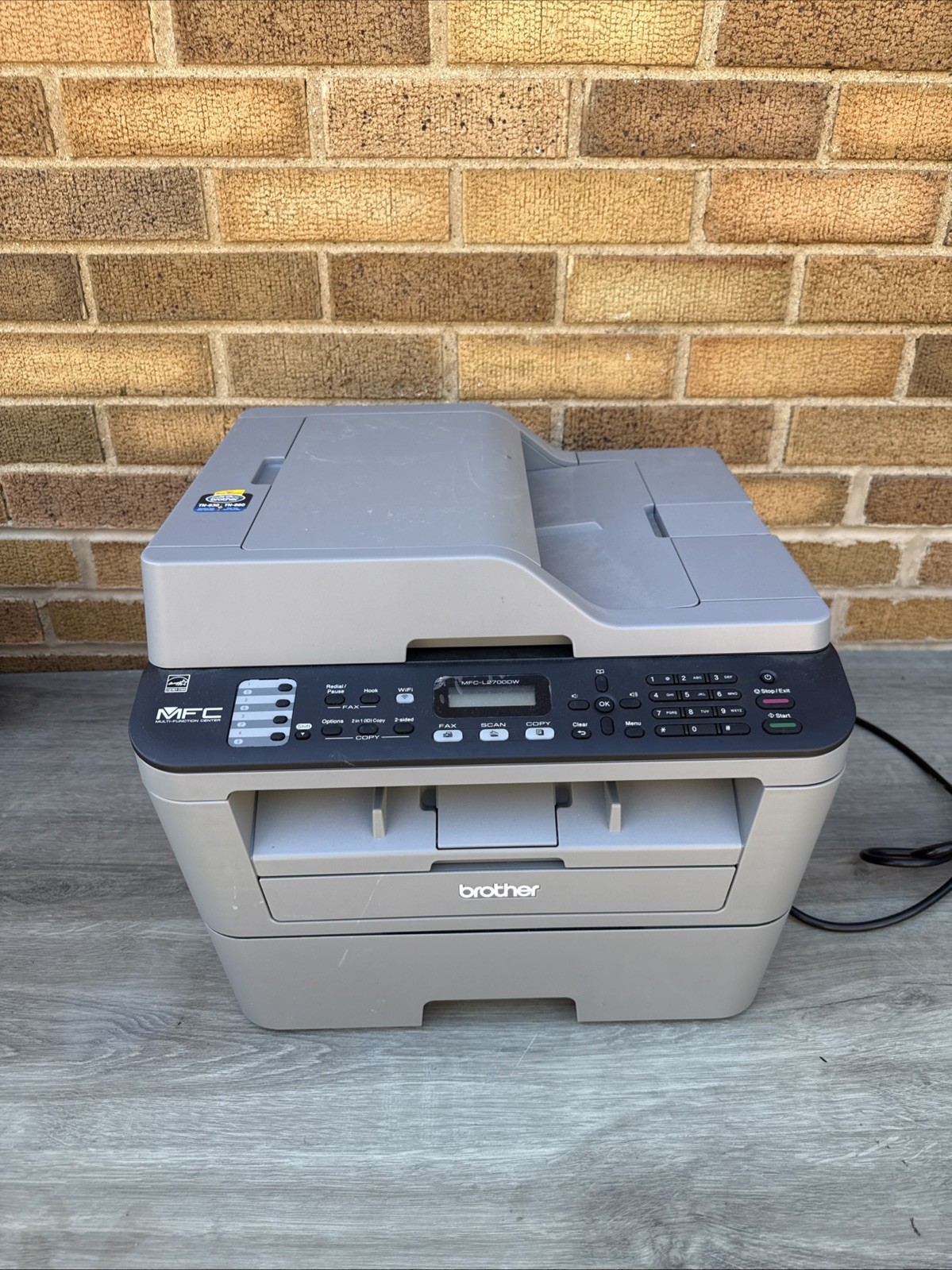 Brother MFC-L2700DW All-in-One Laser Printer With Toner Toner Fully Functional