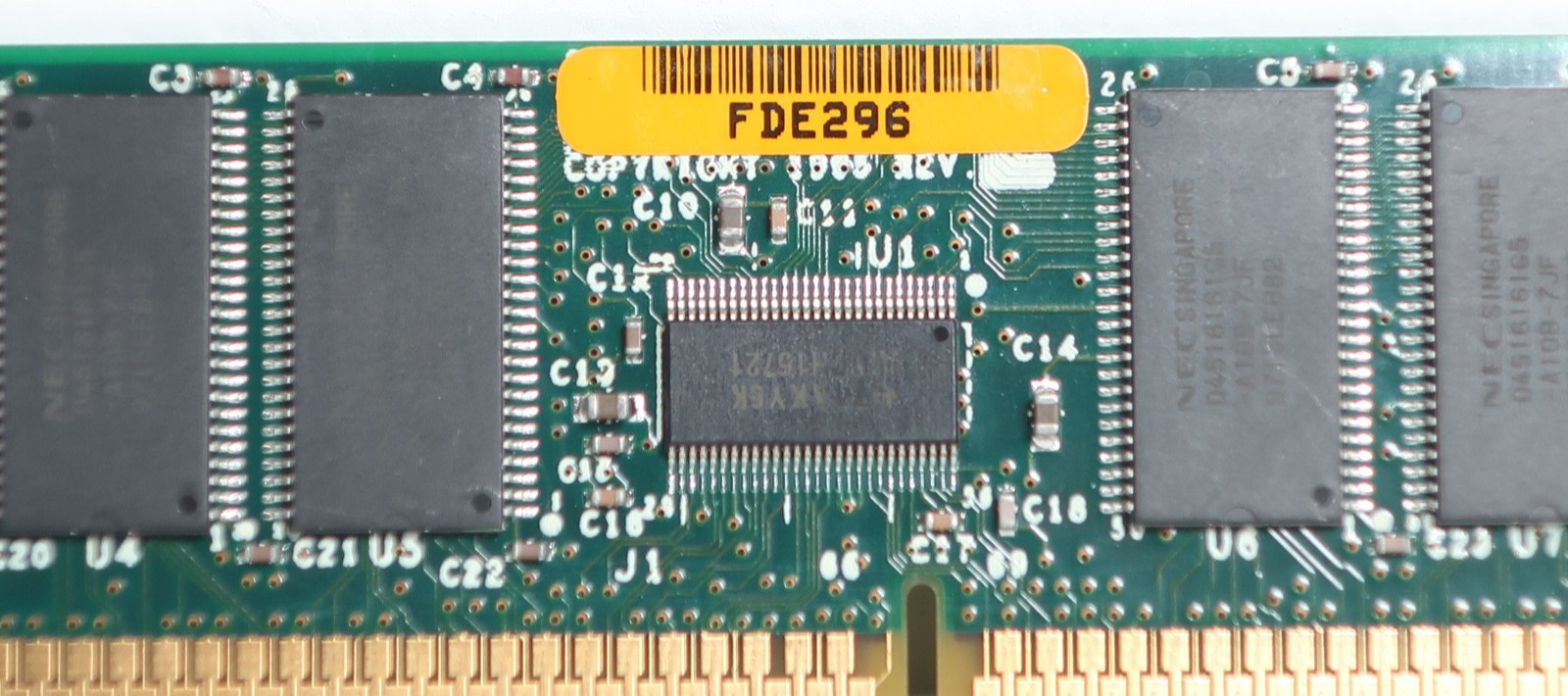 Nec USA FDE296 72-pin SIMM RAM 32MB-64MB EDO/FPM MEMORY