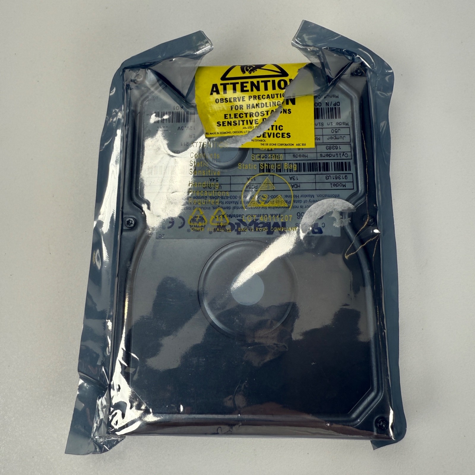Maxtor N256 Model 91361U3 3.5 Inch Hard Drive NOS