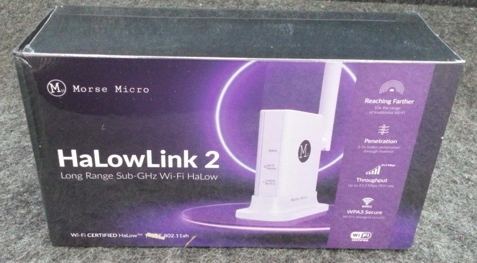 MORSE MICRO MM-HL2-EXT HaLowLink 2 Long Range Sub-GHz Wi-Fi HaLow Router