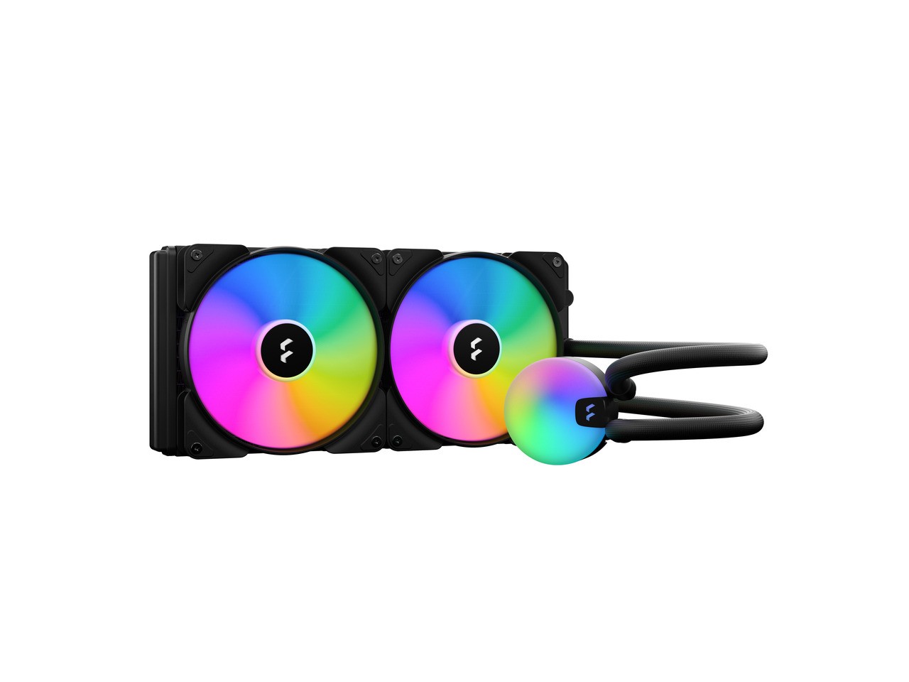 Fractal Design Lumen S28 v2 RGB Aspect 14 RGB x2 AIO CPU Liquid/Water Cooler