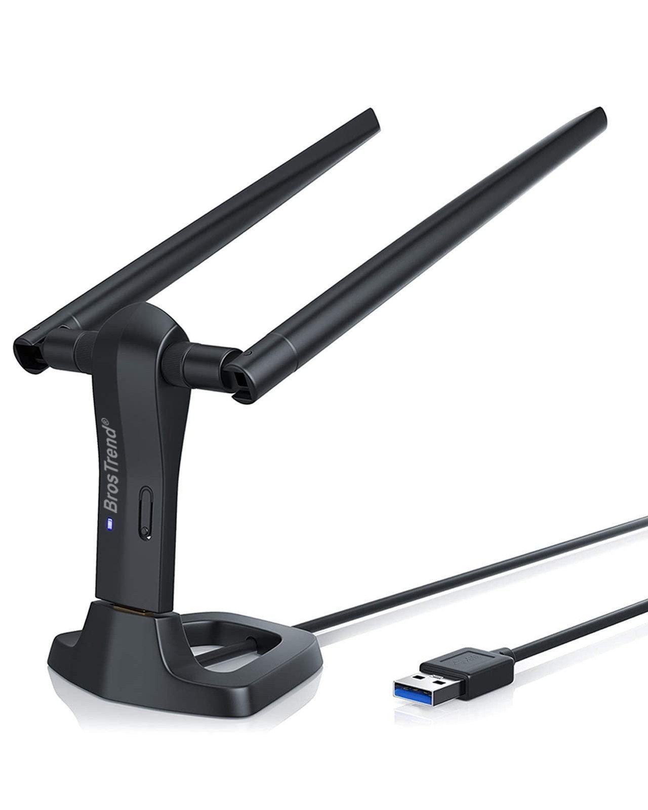 BrosTrend AC1200 Linux WiFi Adapter for Ubuntu, Kali, Mint, Debian, Black 