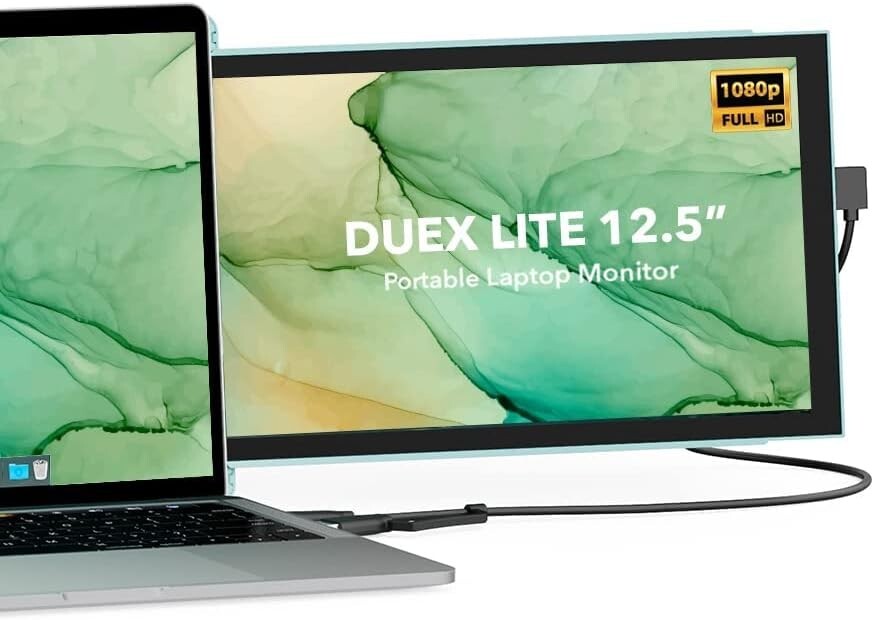 Mobile Pixels 101-1005P06 DUEX Lite 12.5" Class Full HD LCD Monitor (Jade Green)