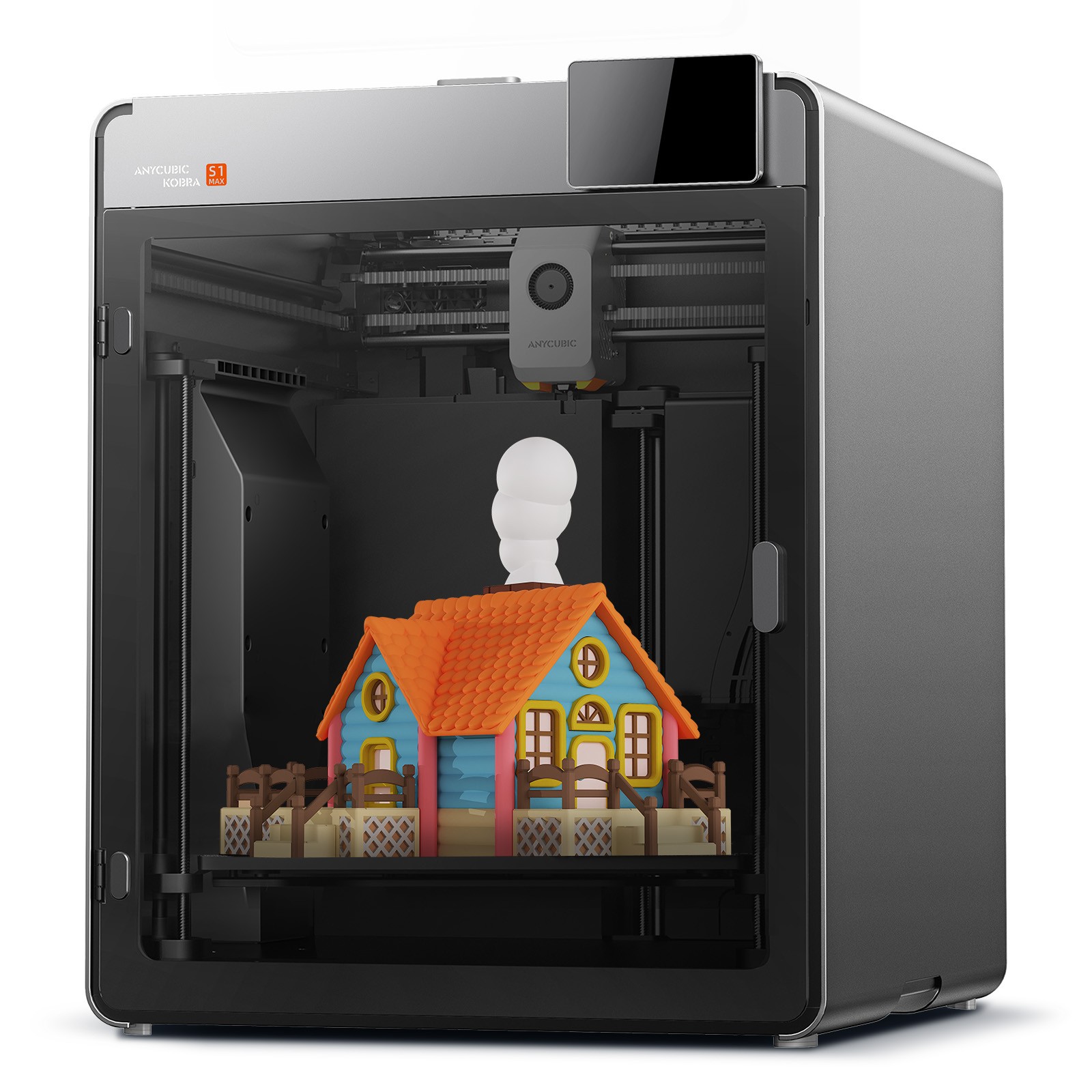 NEW Kobra S1 Max FDM CoreXY 3D Printer Max 600mm/s Speed 350×350×350mm