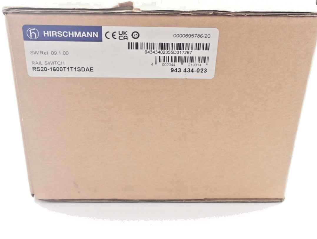 Hirschmann RS20-1600T1T1SDAE Ethernet Rail Switch 16 Port - SEALED