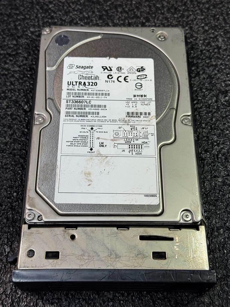 Seagate 9V4006-003 ST336607LC 36.7GB 10K RPM Ultra-320 SCSI Hot-Pluggable 80Pin