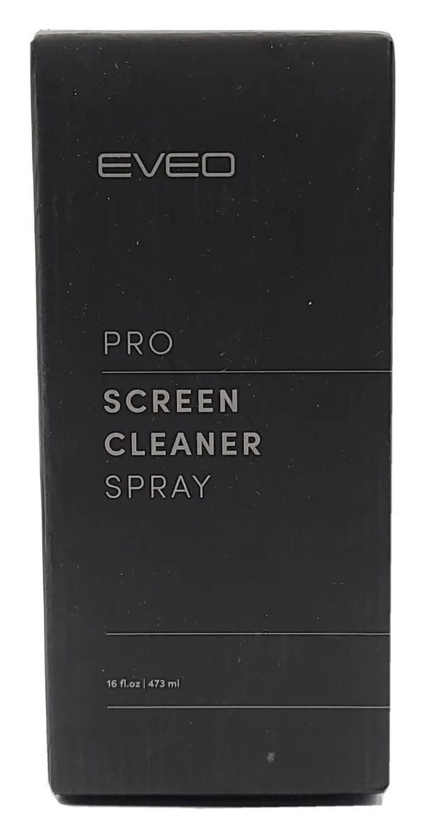 EVEO Pro Screen Cleaner Spray 16fl oz With Microfiber Cloth PC Laptop TV Phone