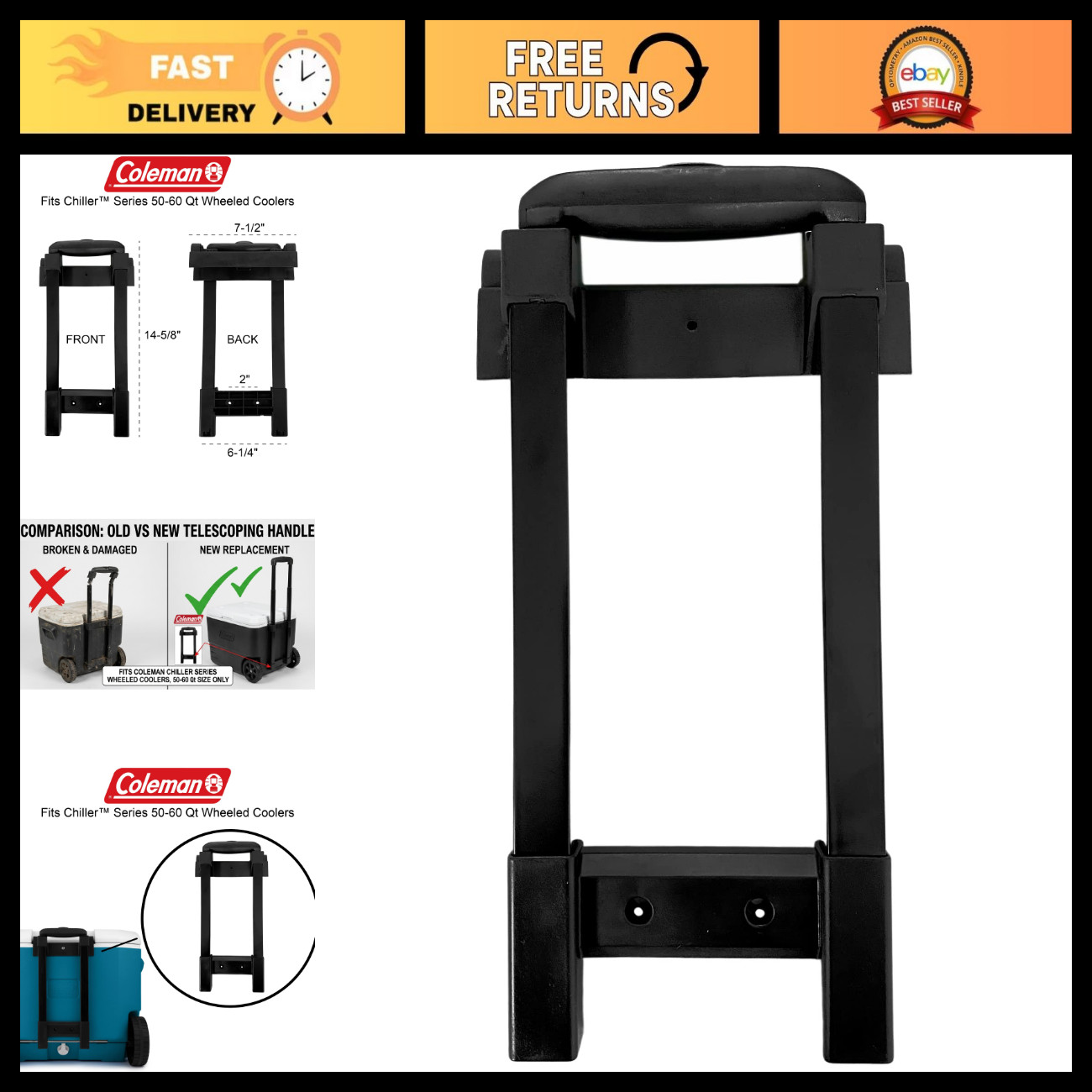 Heavy-Duty Cooler Handle Locking Mechanism - Durable, Secure, Easy Install