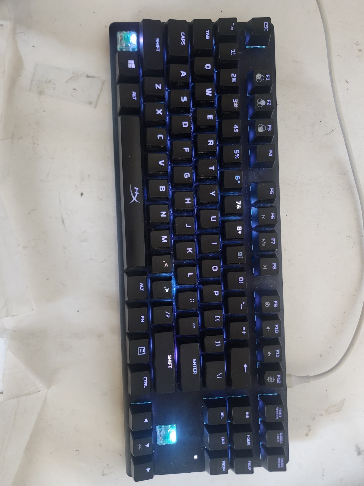 HyperX HX-KB7AQX-US Wired Gaming Keyboard READ