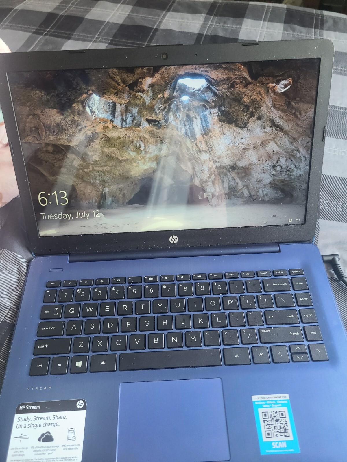  hp stream laptop model-14ds0036nr