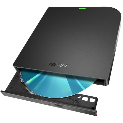 [Amazon.co.jp Exclusive] Buffalo USB 3.2 Gen1/3.0 Blu-ray Drive with Writing