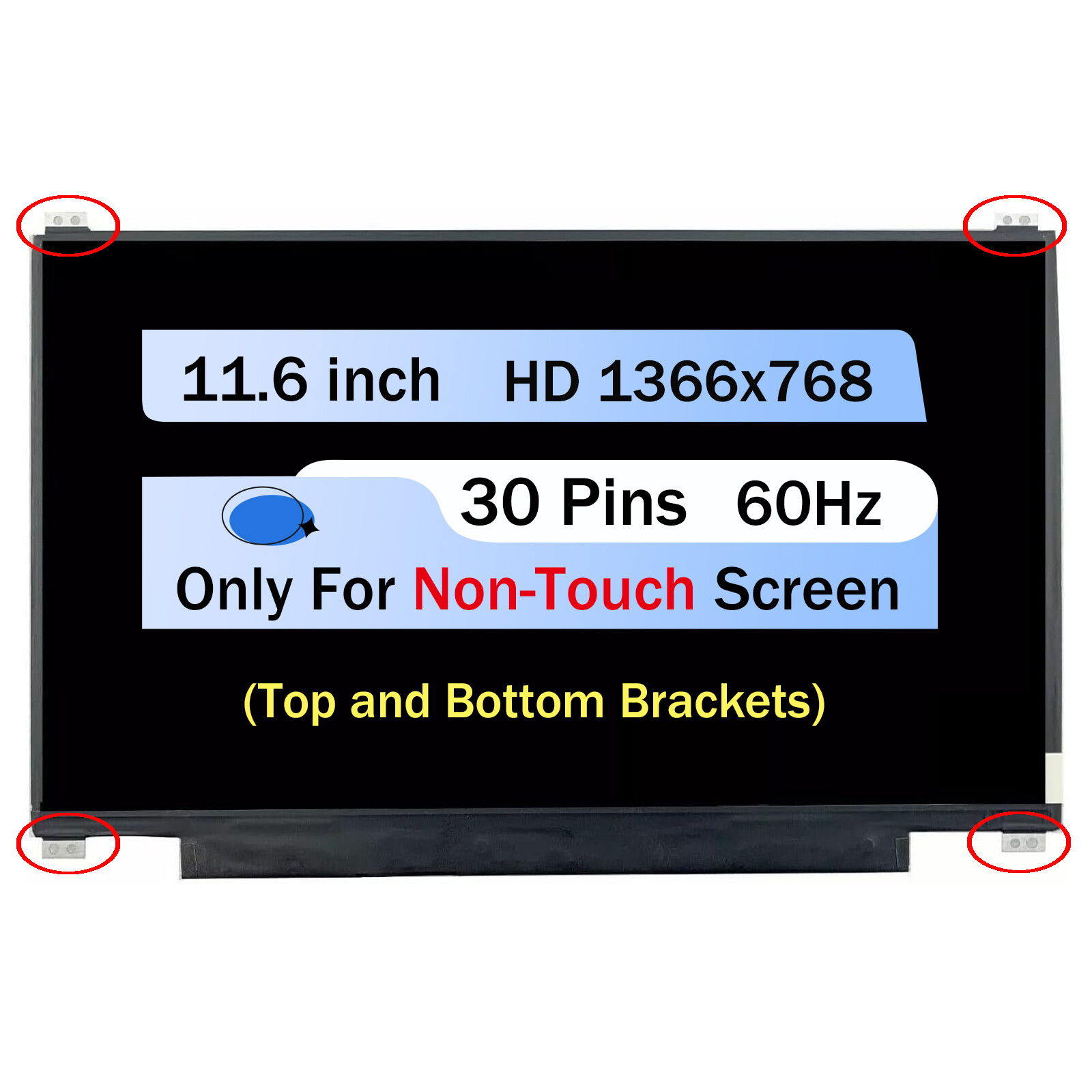 11.6" HD for ASUS Chromebook CR1100CKA-YZ182 CR1100CKA-YZ142 LCD Screen Display