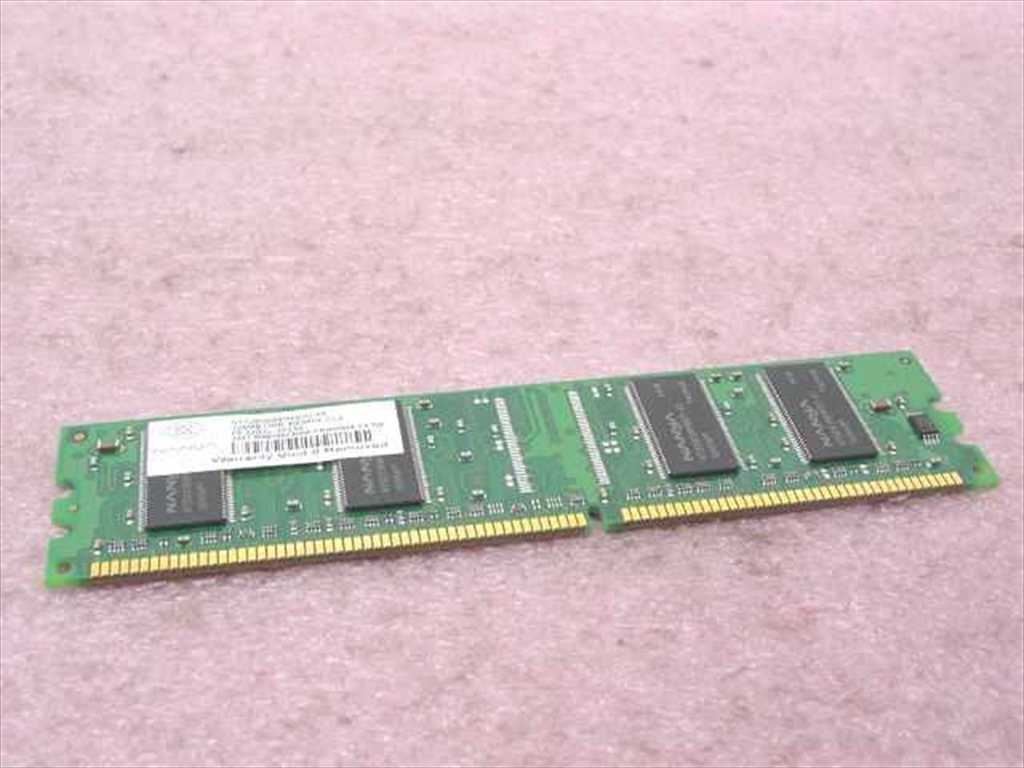 Nanya 128MB DDR PC3200 NT128D64SH4B1G-5T 400MHz CL3 DIMM Desktop RAM