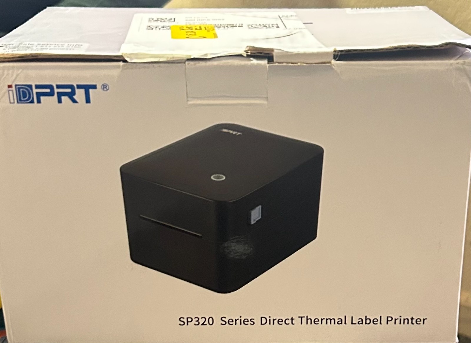 IDPRT SP320 Bluetooth Thermal Label Printer 3" Barcode Printer for Home/Business