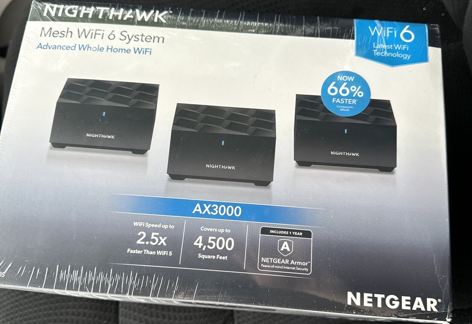 Netgear Nighthawk AX3000 Dual Band Wireless Routers - MK73S THREE 3x  BRAND NEW