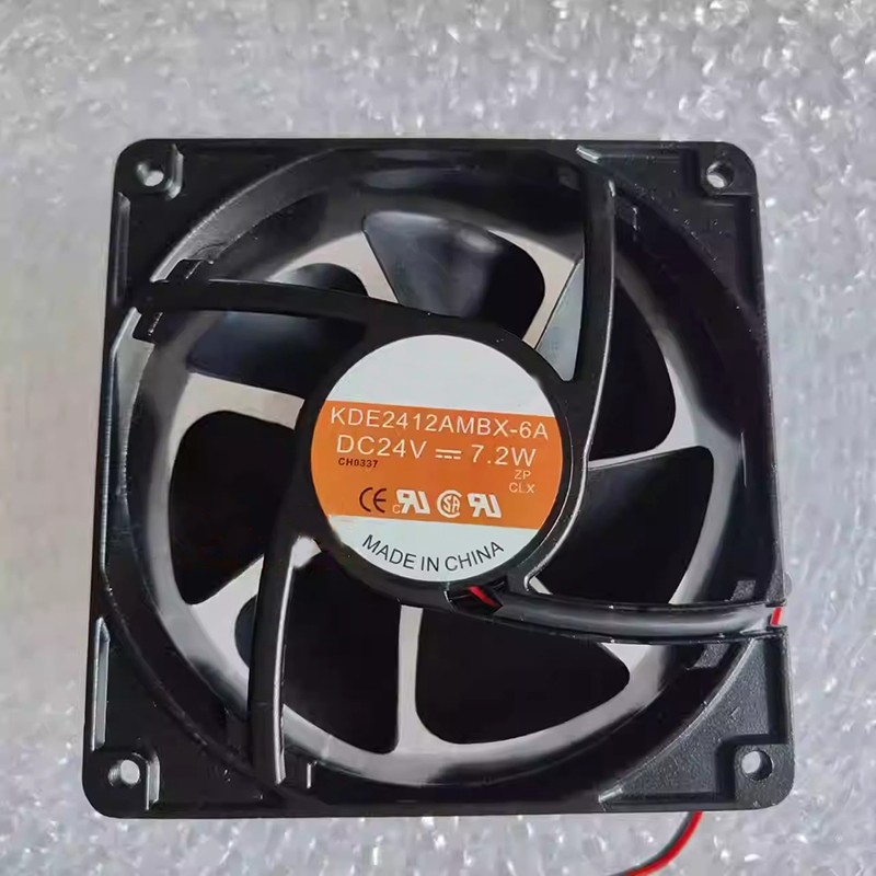 1PC For SUNON KDE2412AMBX-6A 12CM 24V 7.2W Fit for Danfoss Inverter Cooling Fan