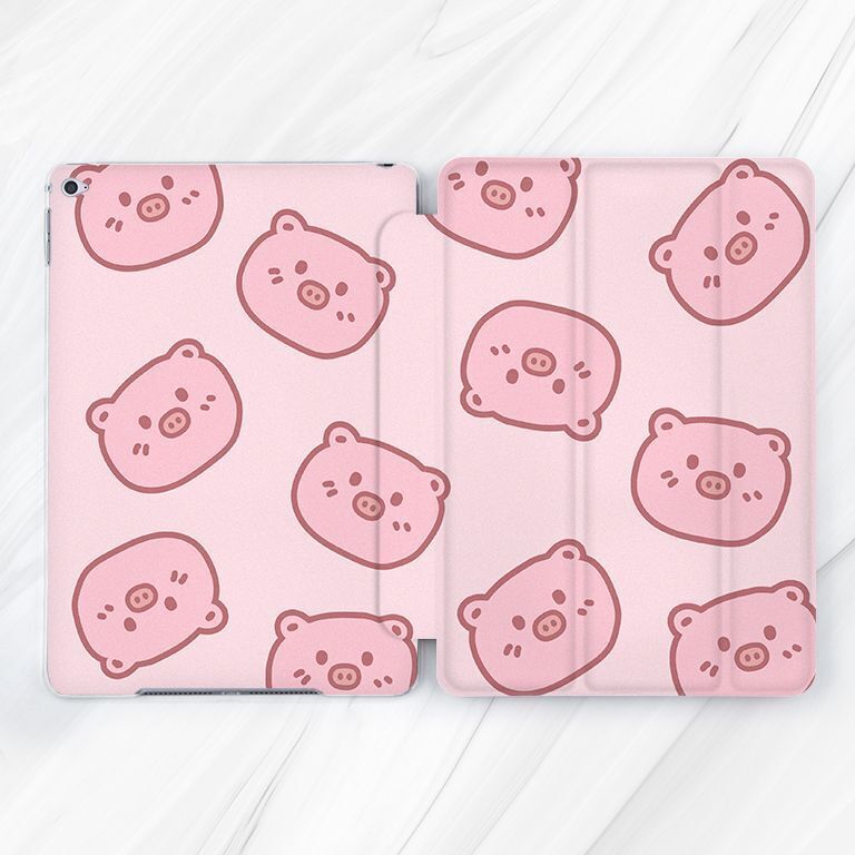 Cute Pink Animal Funny Pig Case For iPad 10.2 Air 3 4 5 Pro 9.7 11 12.9 Mini