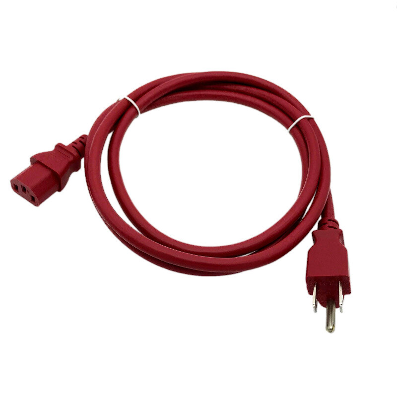 6 Ft Red Power Cable for PIONEER CDJ-2000NXS2 PRO-DJ AUDIO SYSTEM