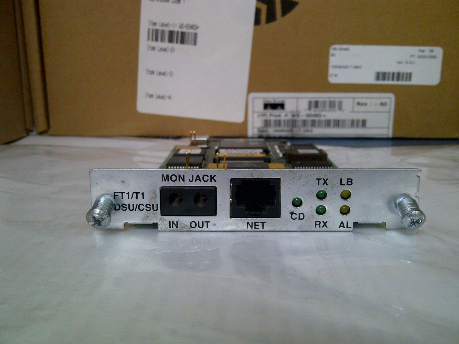 Cisco 73-1645-01 FT1/T1 SM25-T1 DSU/CSU WAN Network Int 30day warranty Real time