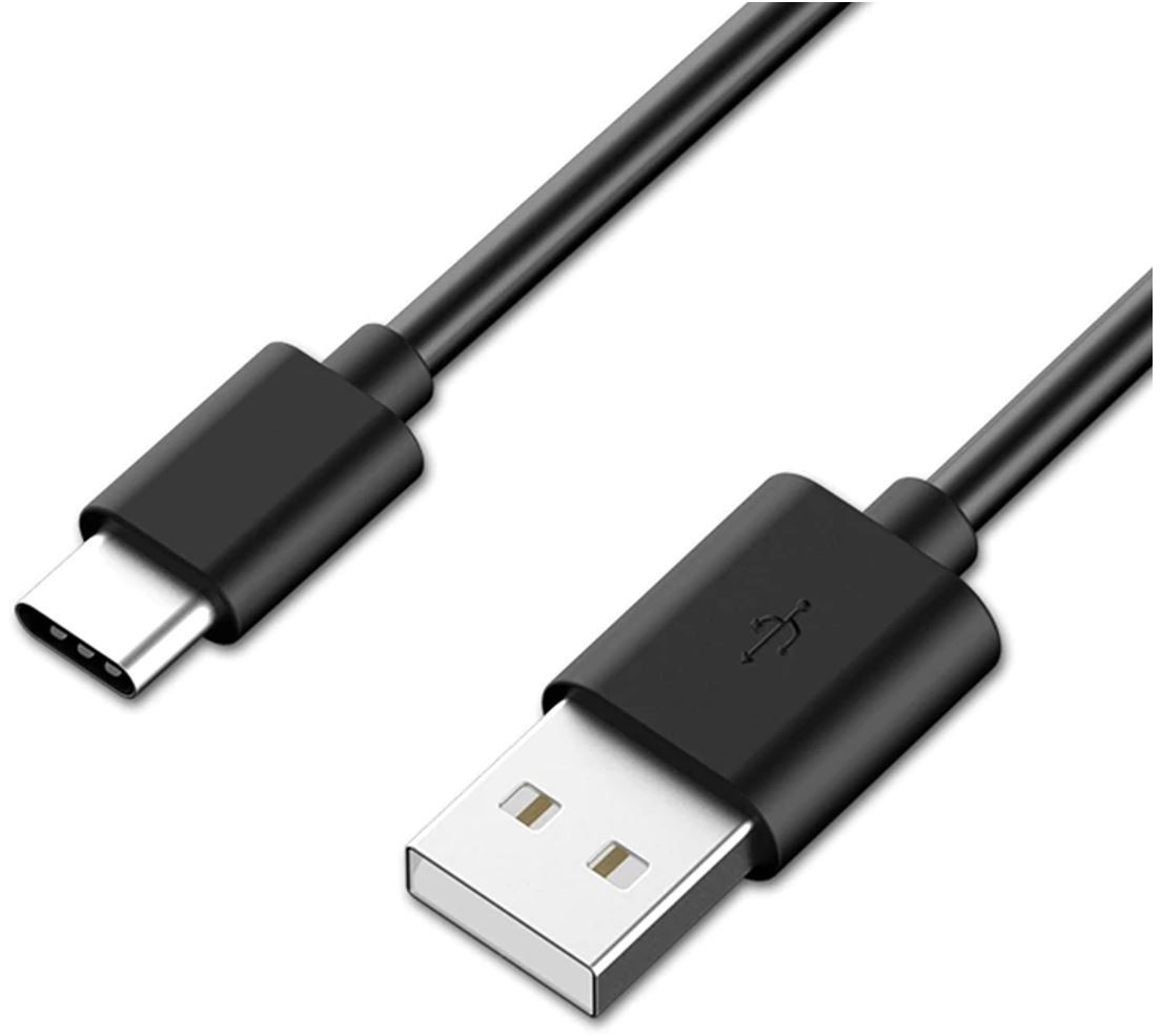 Astrotek 1m USB-C Type-C Data Sync Charger Cable Black Strong Braided Heavy