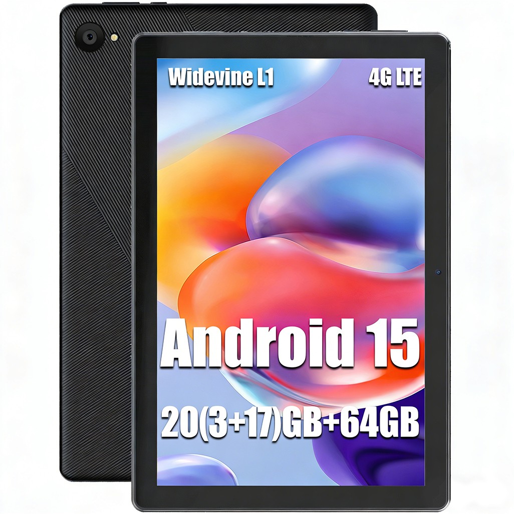 2026 New Android 15 Tablet 8MP+5MP Octa-Core 2.0Ghz 64GB ROM WIFI6 BT5.3 Youtube