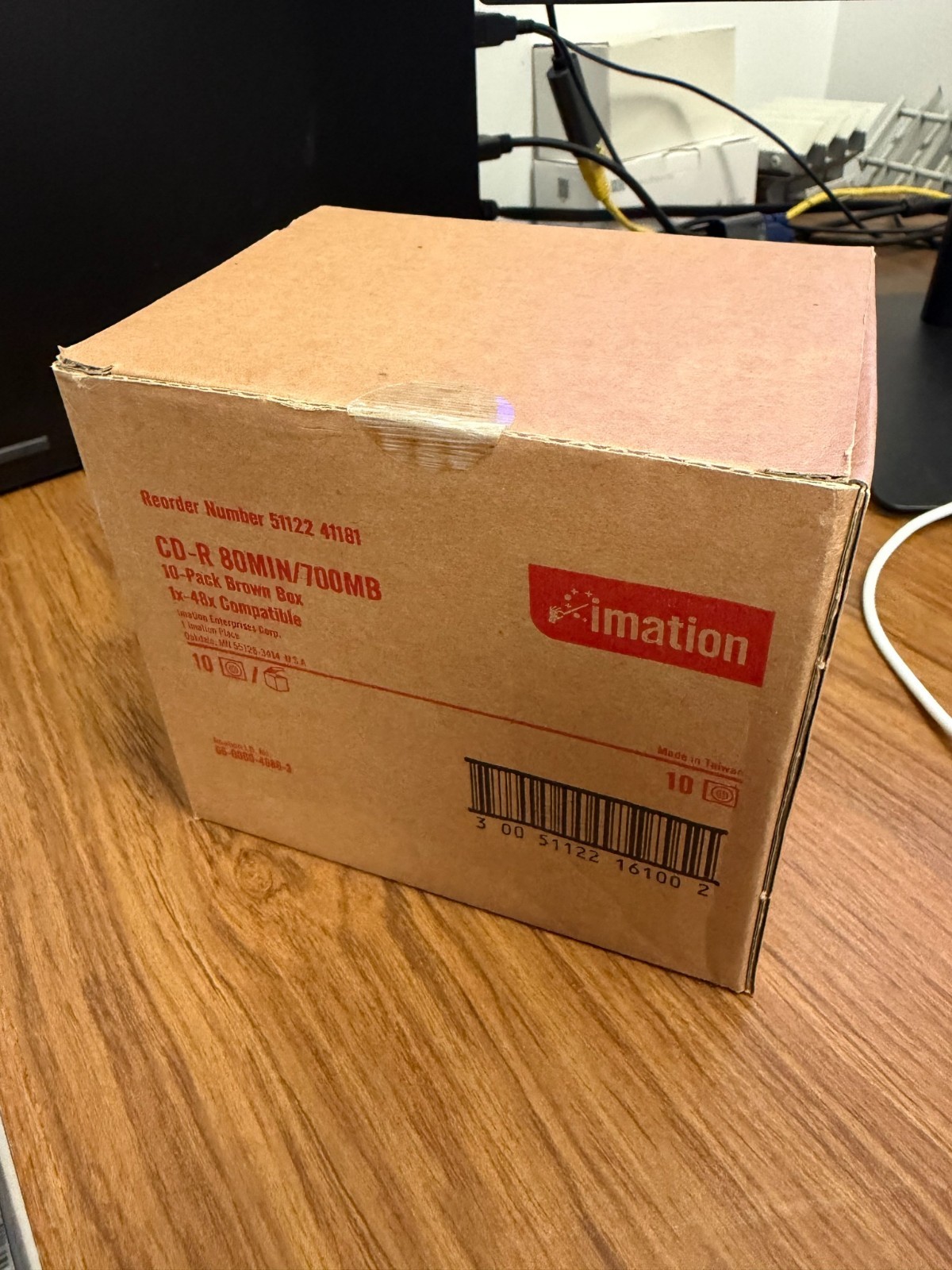 Imation CD-R 80 Min 700MB 48x 10-Pack Box #64