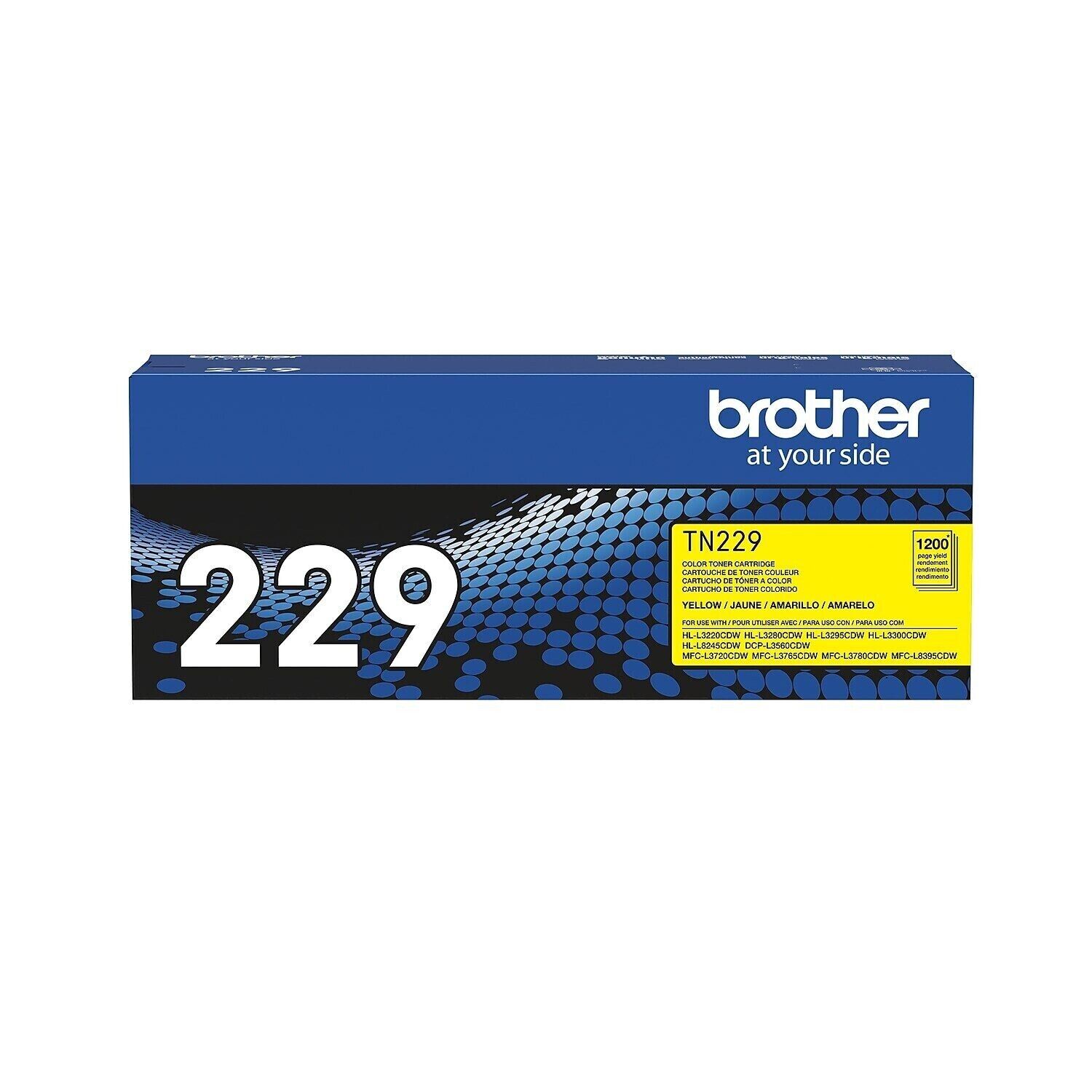 Original Brother TN229 Standard Yield Yellow Toner Cartridge - TN229Y