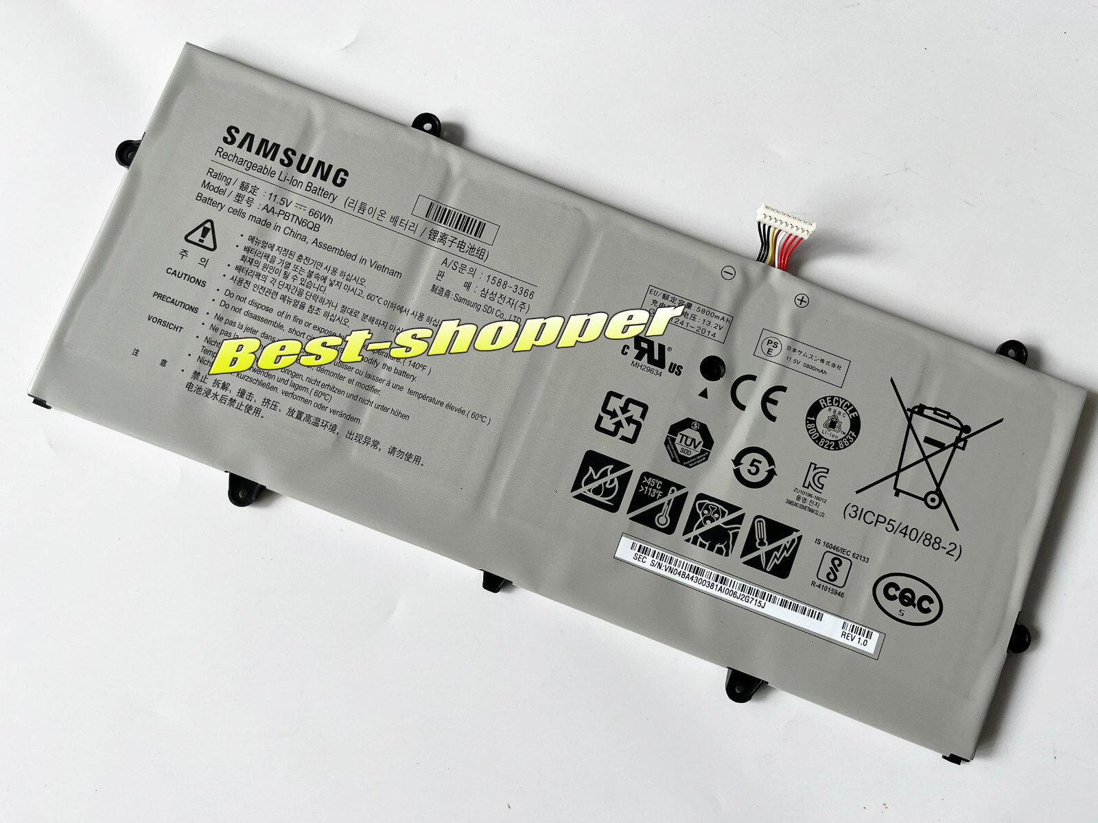 New Genuine AA-PBTN6QB Battery For Samsung Notebook 9 900X5N NP900X5N NT900X5N