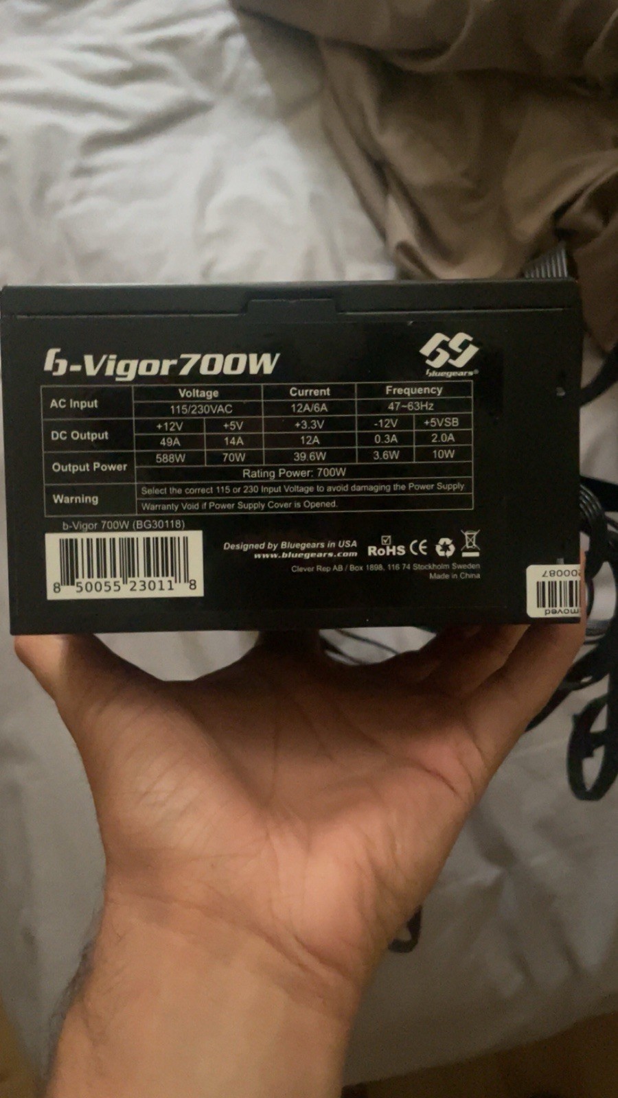 Bgears b-Vigor700W 700 W ATX Non-Modular Power Supply