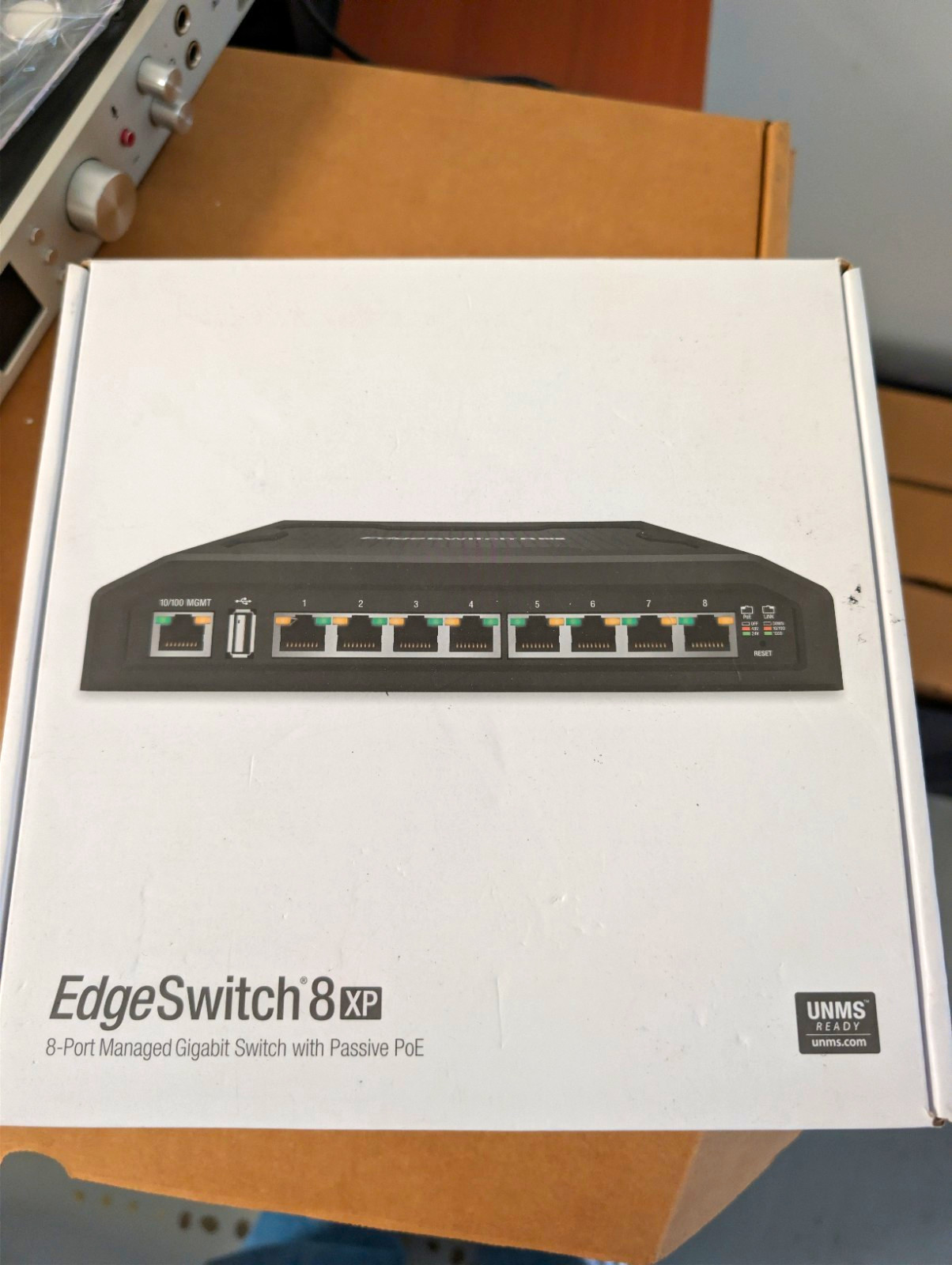 Ubiquiti EdgeSwitch 8XP ES-8XP 8-Port Fully Managed L2 Gigabit PoE