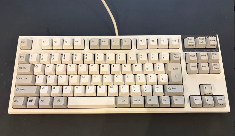 Realforce Keyboard TKL JP R2TLSA-JP4-IV SA Switch PFU Limited Edition Used