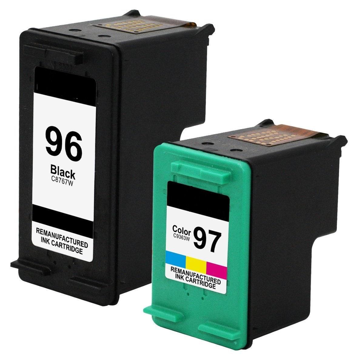 2 Compatible for HP 96 97 Ink cartridges OfficeJet 7410xi 7310 7310xi Printer