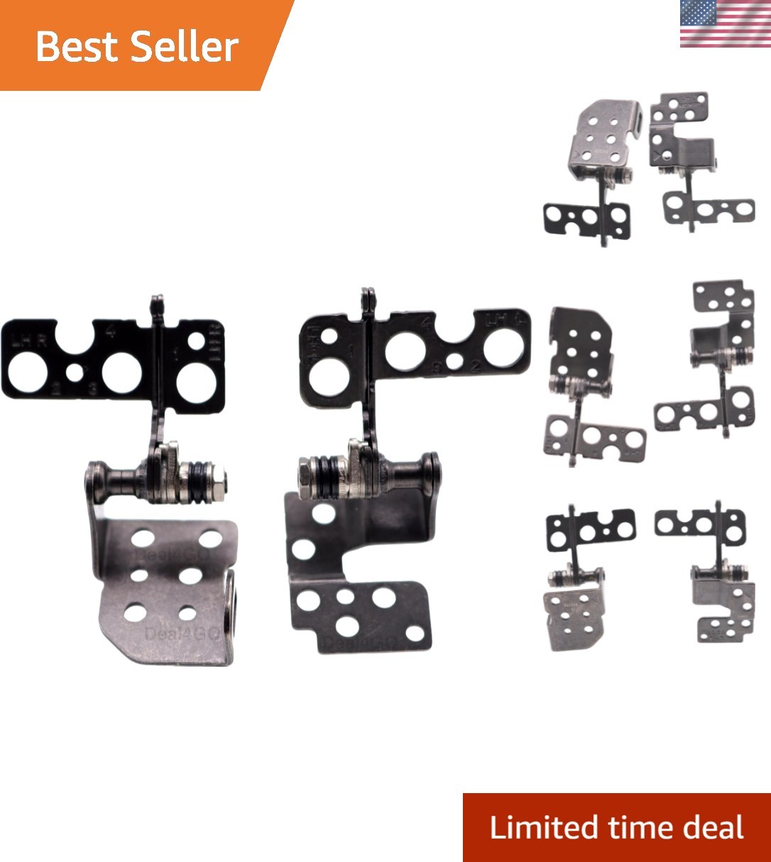 LCD Screen Display Hinge kit Replacement for MSI GF63 Thin 9SC-068 10SC, GF65...