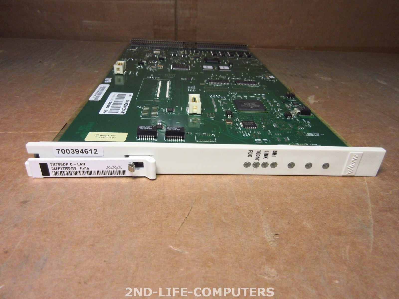 Avaya 700394612 TN799DP Control LAN (C-LAN) Interface Card FROM G650